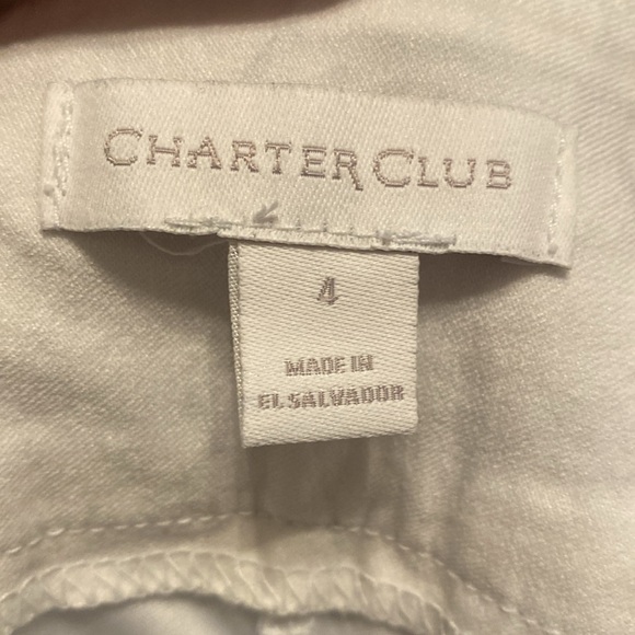 Charter Club white skort size 4 - Picture 5 of 6